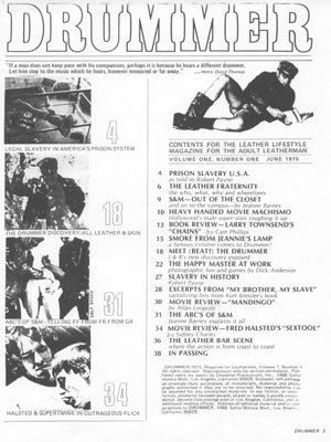 Drummer No 1 contents