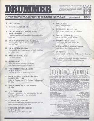 Drummer Issue 26: Contents