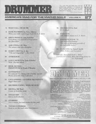 Drummer Issue 27: Contents