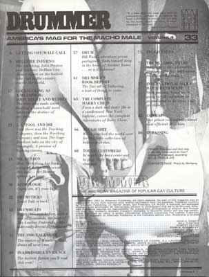 Drummer Issue 34: Contents