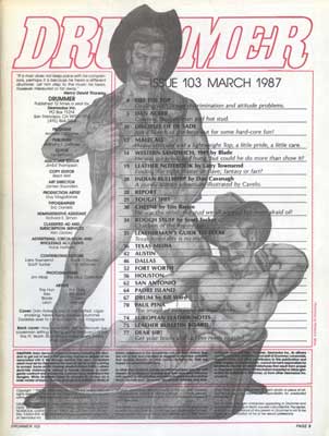 Drummer Issue 103: Contents