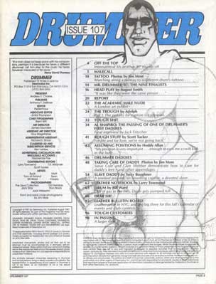 Contents Drummer 107