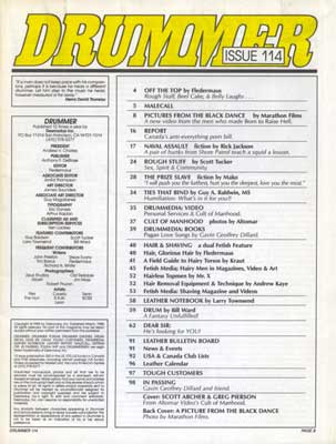 Drummer Issue 114: Contents