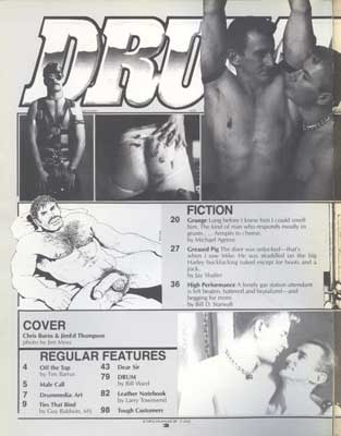 Drummer Issue 120: Contents pg1