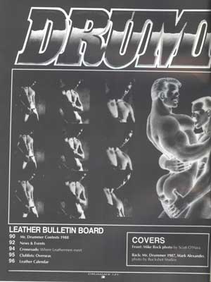 Drummer Issue 121: Contents pg1