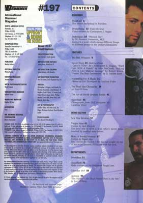Contents Drummer 197