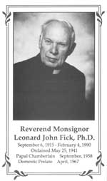 Rev. Leonard J. Fick