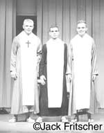 Costumed for the College play, Brother Orchid